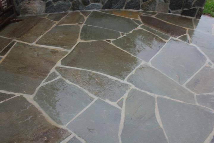 stone patio